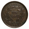 LC-33A1 Lower Canada Un Sou, Montreal Agriculture & Commerce Token Very Fine (VF-20)