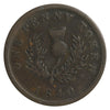 NS-2C1 1840 Nova Scotia Victoria Thistle Penny Token F-VF (F15)