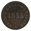 PE-7A1 1855 PEI Self Government &amp; Free Trade Thick Top Fives Token F-VF (F15)