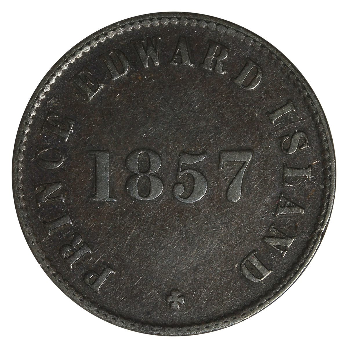 PE-7C3 1857 PEI Self Government & Free Trade Token Very Fine (VF20)