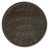 PE-7C3 1857 PEI Self Government & Free Trade Token Very Fine (VF20)