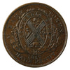 LC-8A1 1837 Lower Canada, City Bank Half Penny Token AU-UNC (AU55) $