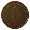LC-8B2 1837 Lower Canada, Quebec Bank Half Penny Token EF-AU (EF45) $