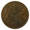 NF-1C1 1846 Newfoundland Rutherford Bros. Harbour Grace Token Almost Uncirculated (AU50)