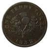NS-2B1 1832 Nova Scotia George VI Penny Thistle Token Almost Uncirculated (AU50) $