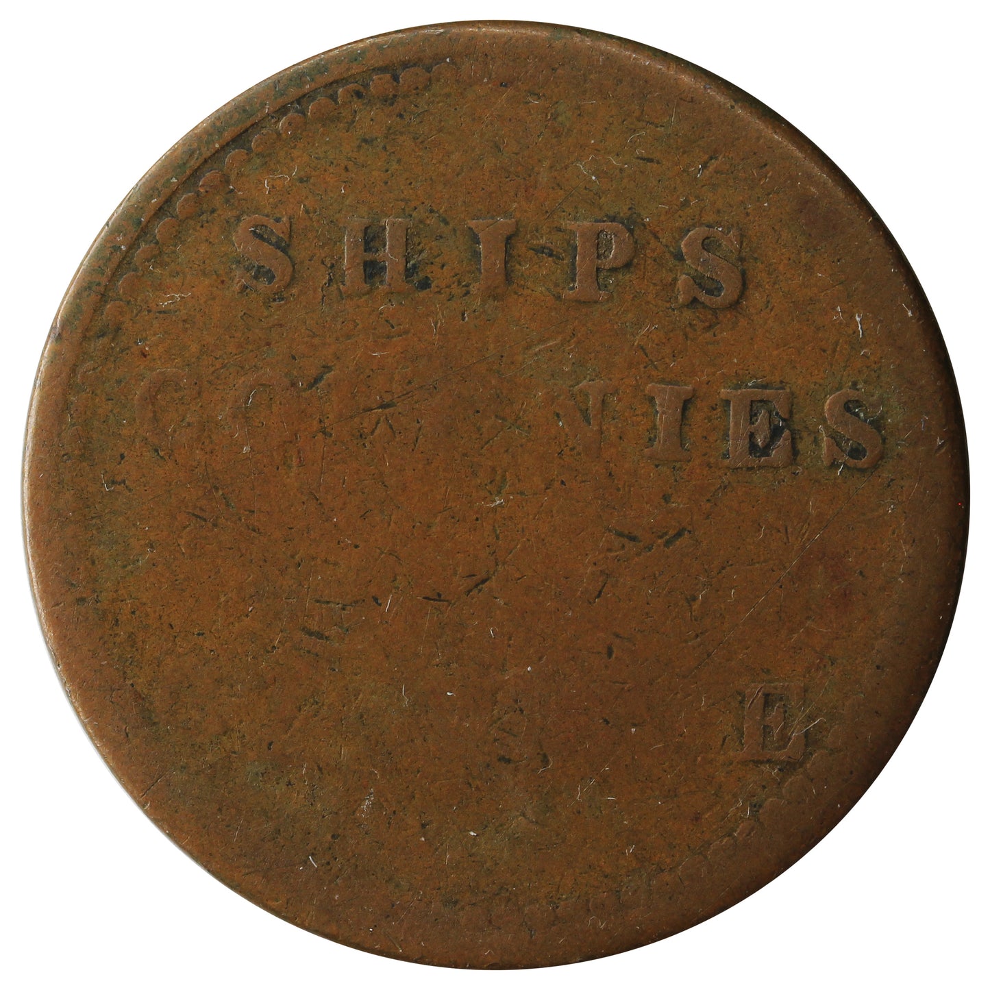 BL-24A1 Blacksmith Imitation Ships Colonies & Commerce Token Very Fine (VF20) $