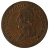 WE-10A2 1816 Wellington Waterloo Half Penny Token AU-UNC (AU55) $
