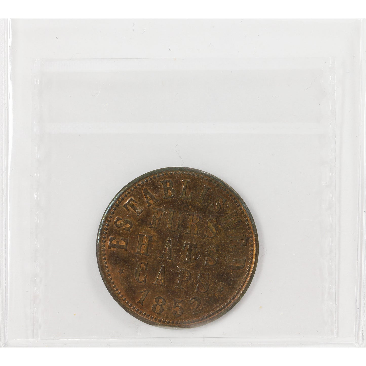 BR #574 1852 Gnaedinger Son & Co. Montreal Token ICCS Certified MS-62
