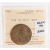 BL-6A2 Blacksmith Token Brass ICCS Certified EF-40 *RARE*