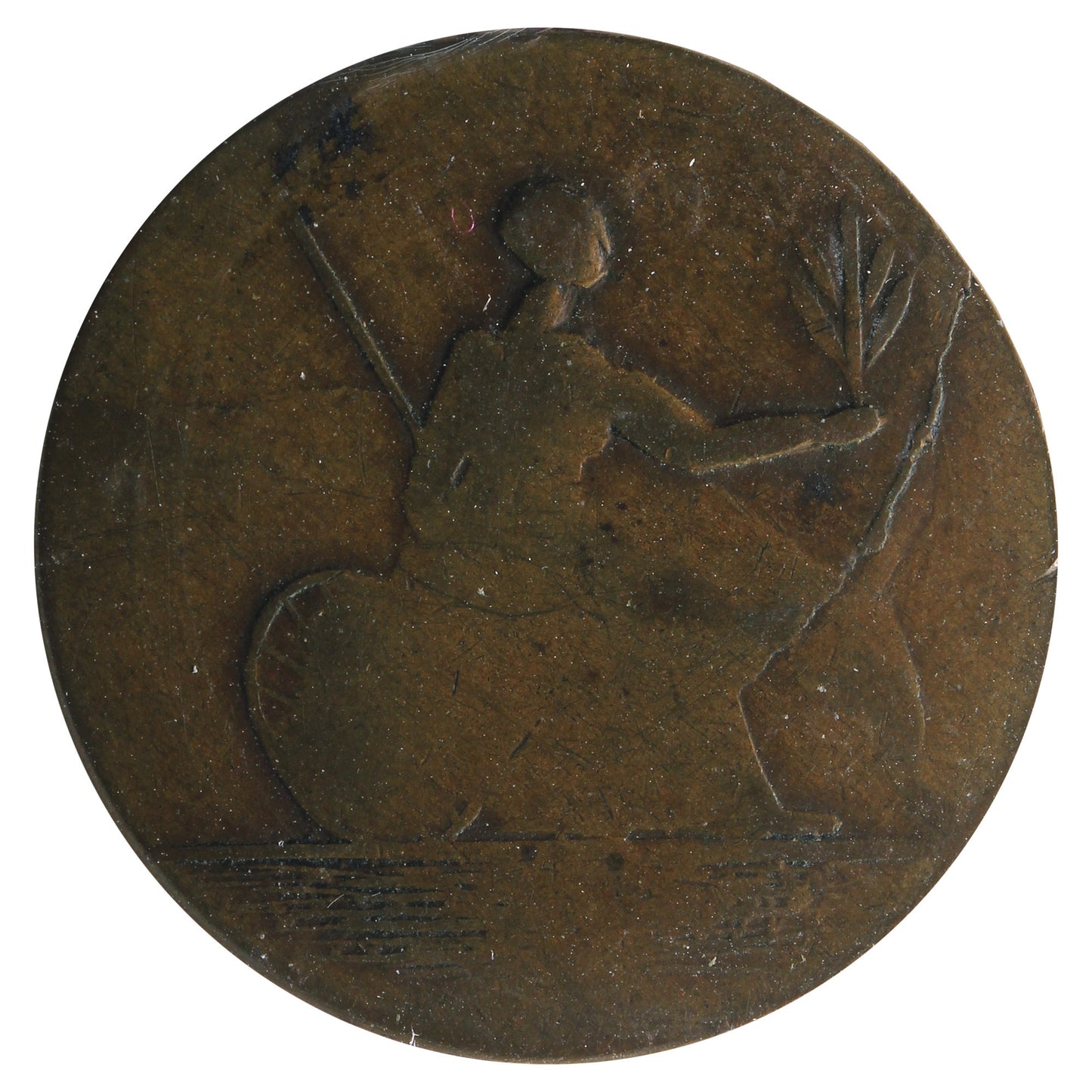 BL-6A2 Blacksmith Token Brass ICCS Certified EF-40 *RARE*