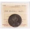 BL-40A1 Daniel and Benjamin True Blacksmith Token ICCS Certified EF-40