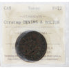 Devins & Bolton Counterstamp Over UC-9A 1820 UC Commercial Change Token ICCS Cert. F12