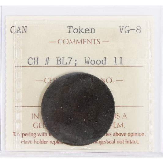 BL-7 Blacksmith Token ICCS Certified VG8, Wood 11
