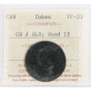 BL-8 Blacksmith Token ICCS Certified VF20 Wood 12
