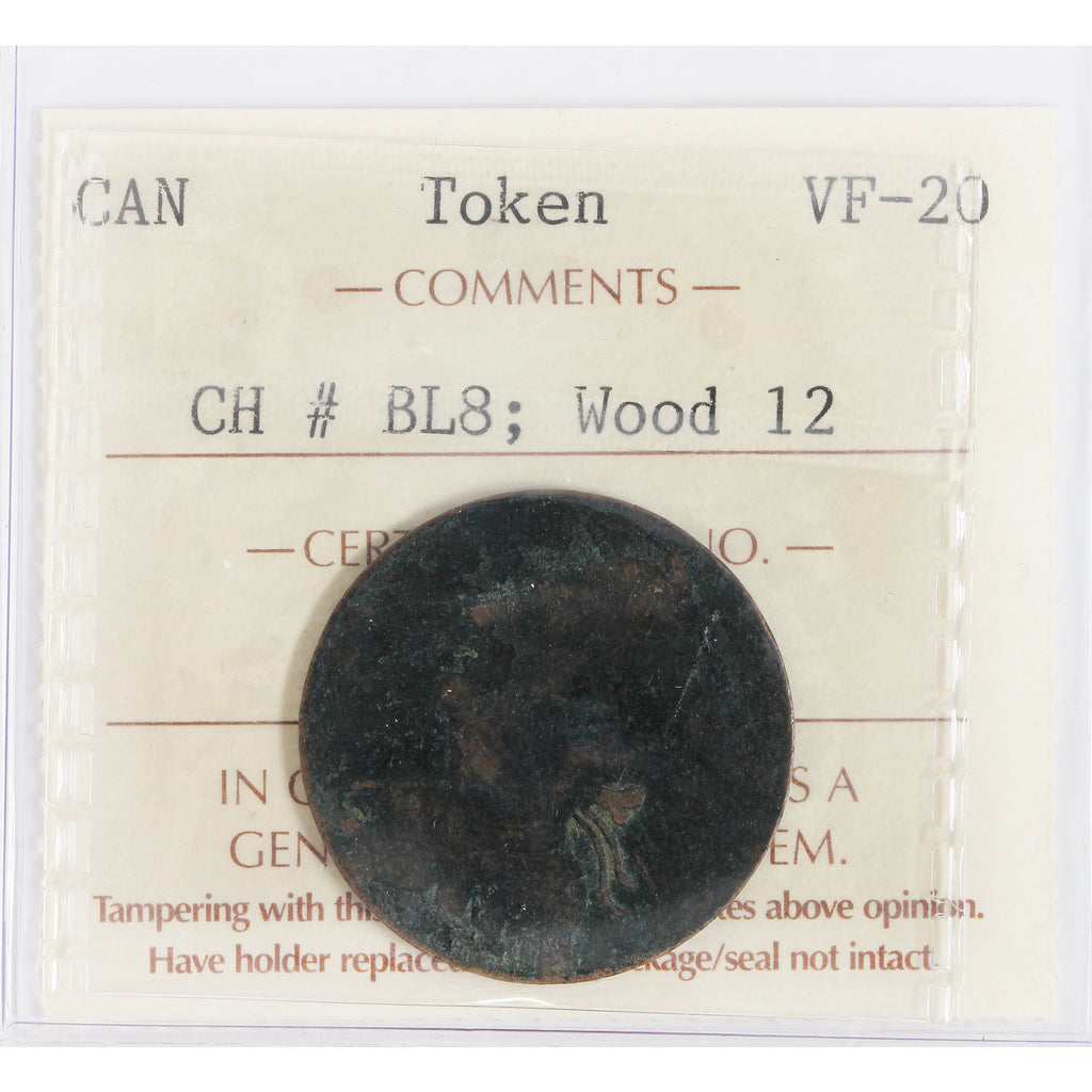 BL-8 Blacksmith Token ICCS Certified VF20 Wood 12