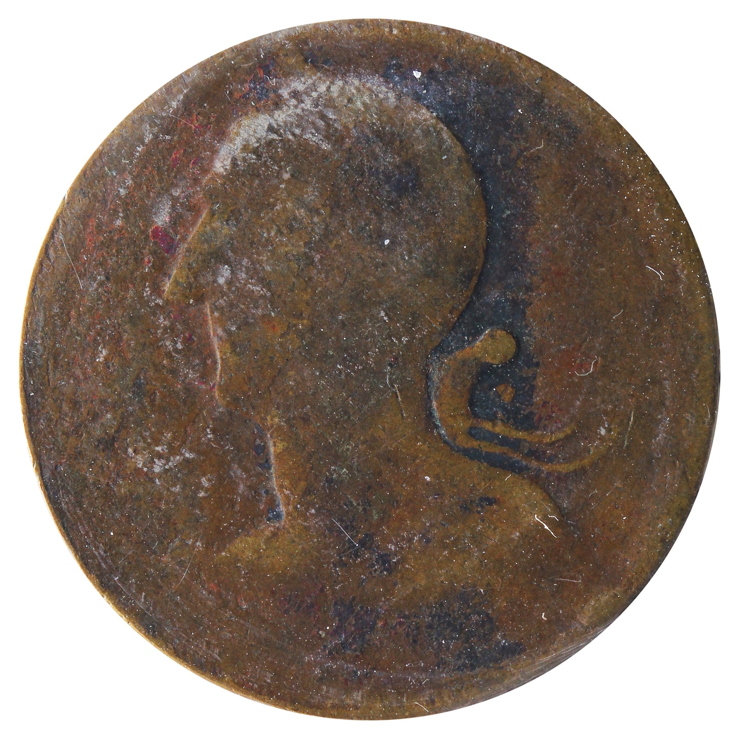 BL-13 Blacksmith Brass Token ICCS Certified VF20 Wood 18