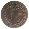 LC-48-1 1812 Lower Canada Tiffin Token ICCS Certified AU-50 BR #961