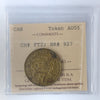 FT-2 Hudson's Bay Fur Trade 1/2 Made Beaver Token ICCS Certified AU55 BR# 927