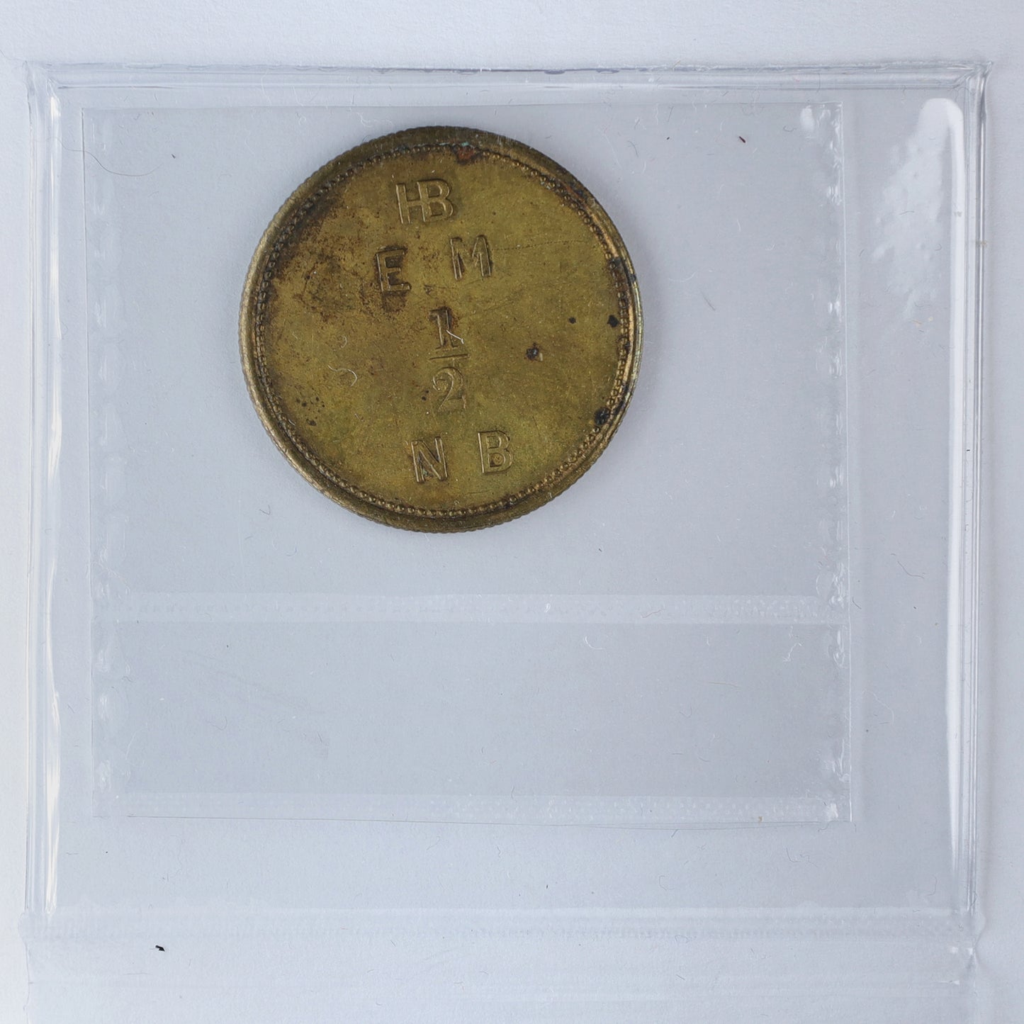 FT-2 Hudson's Bay Fur Trade 1/2 Made Beaver Token ICCS Certified AU55 BR# 927