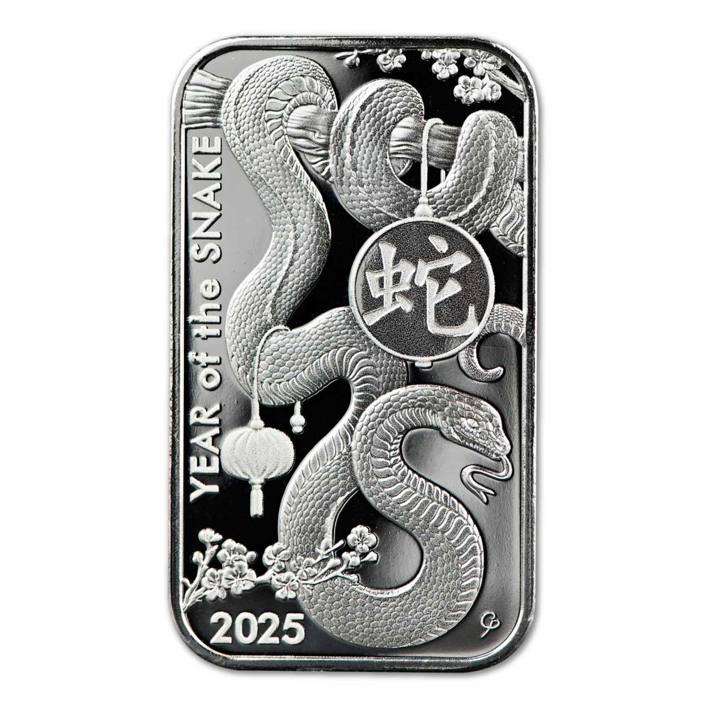 2025 Asahi Lunar Year of the Snake 1oz Silver Bar (No tax) Light Scratches on Card