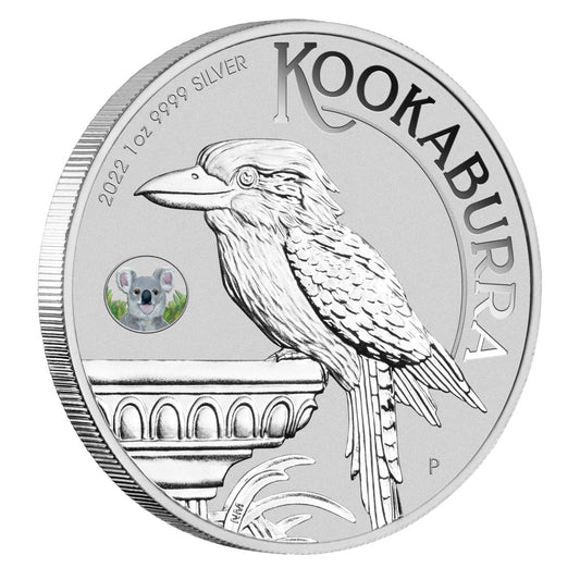2022 Australia $1 Koala Privy Kookaburra 1oz .9999 Silver (No Tax) COIN ONLY