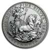 1999 Great Britain £2 Britannia 1oz Silver, SEALED (Seal worn/Light Toning)