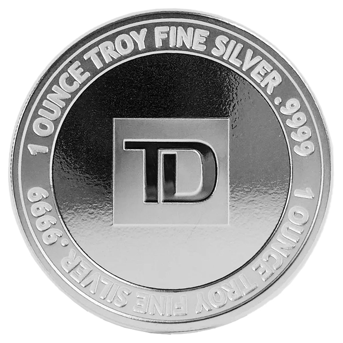 TD Bank 2018 Diwali 1oz Silver Round in Package (No Tax) Rim/Edge Toning