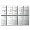 Set of 10x Valcambi 10g Silver Bars, 10pcs Sealed in Holder (No Tax) Flaws