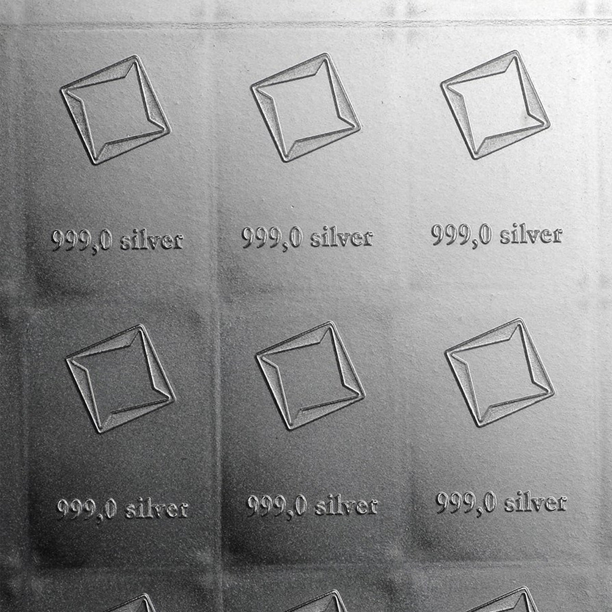 100 x Valcambi CombiBar 1 gram .999 Silver Bars in Holder (No Tax) 100pcs - Holder Scratches
