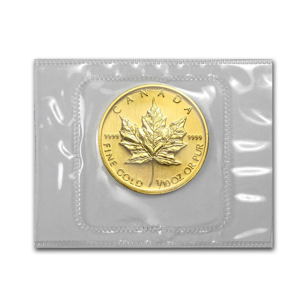 1992 Canada $5 1/10oz .9999 SEALED Gold Maple Leaf (No Tax)