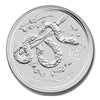 2013 Australia $1 Year of the Snake (Series II) 1oz .999 Silver (No Tax) Scr Capsule/Light Toning