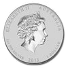 2013 Australia $1 Year of the Snake (Series II) 1oz .999 Silver (No Tax) Scr Capsule/Light Toning
