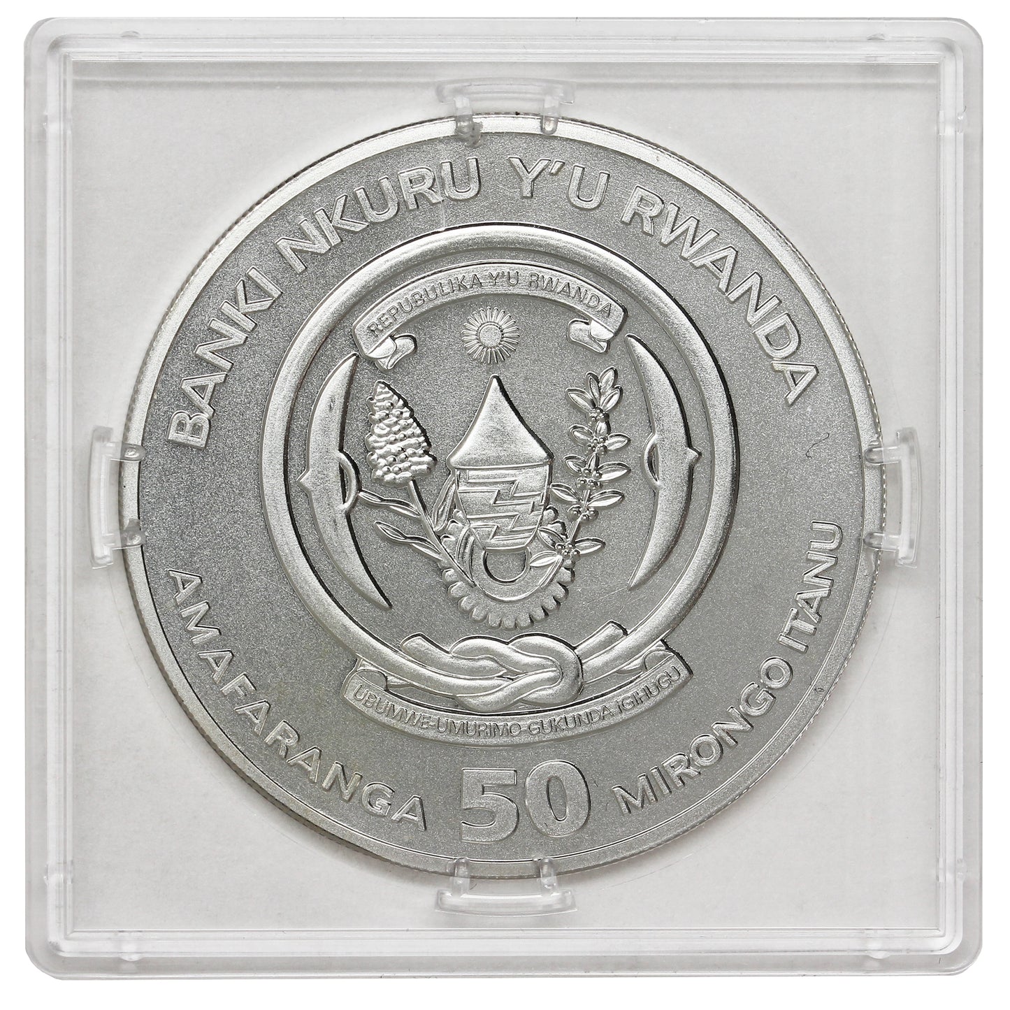 2013 Rwanda F15 Privy African Cheetah 1oz Silver (No Tax) White Tone Spots