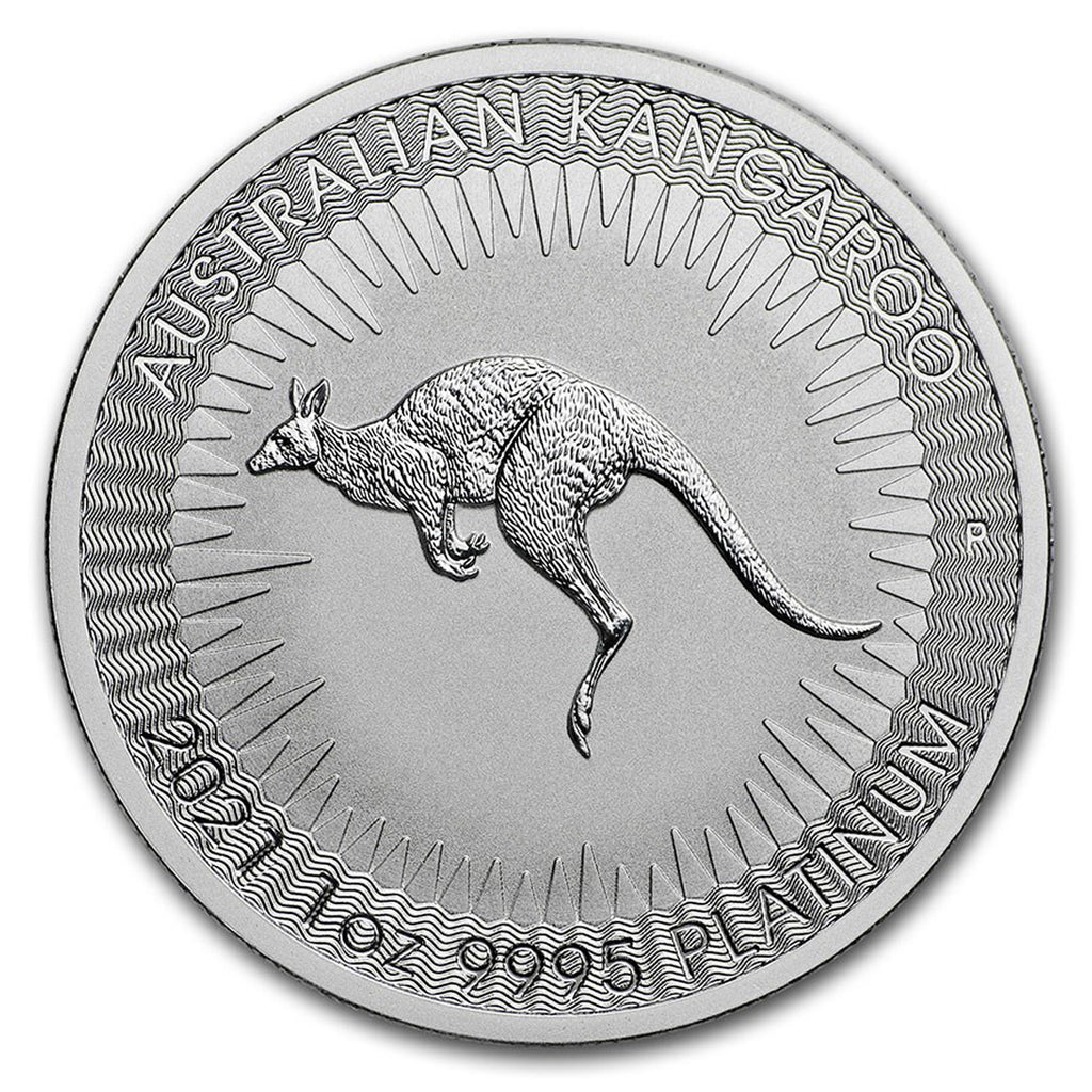 2021 $100 Kangaroo 1oz .9995 Platinum in Square Cap. (No TAX) - NO CREDIT CARDS or PAYPAL