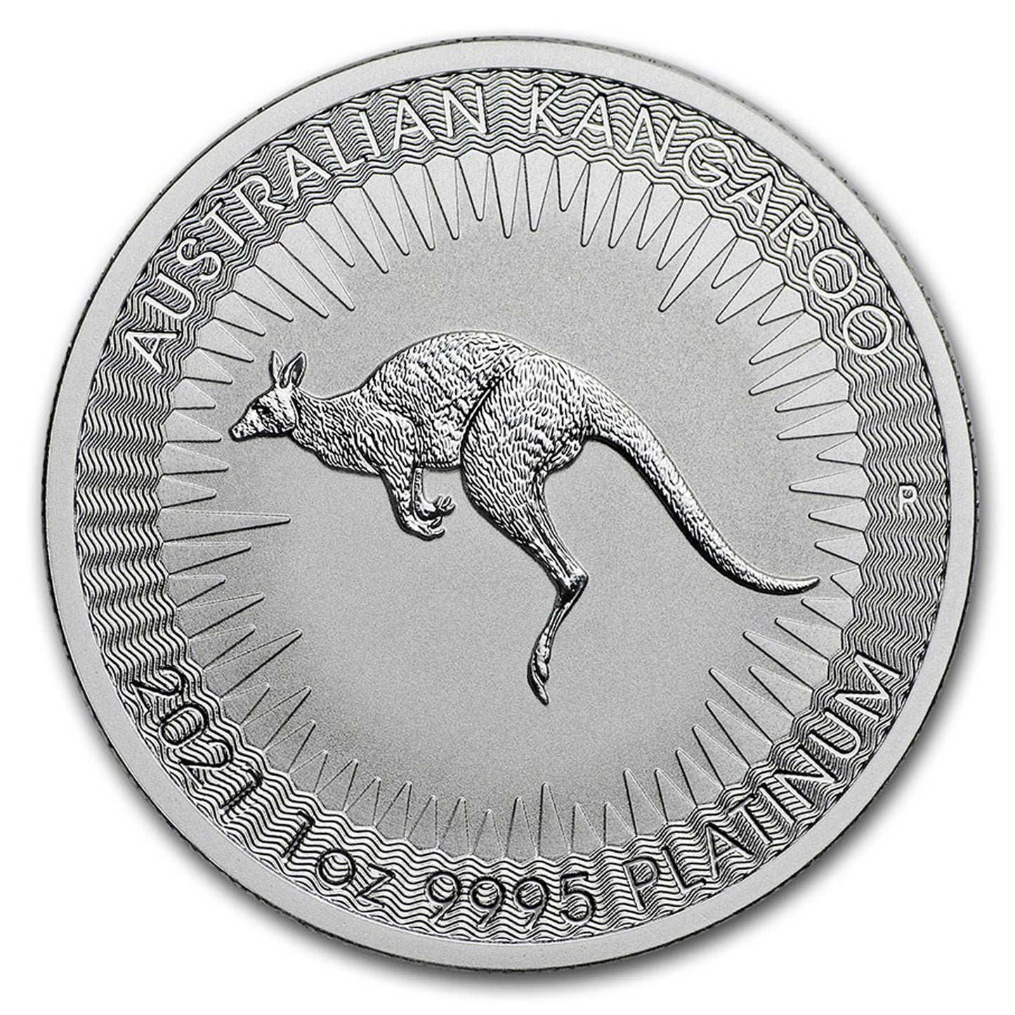 2021 $100 Kangaroo 1oz .9995 Platinum in Square Cap. (No TAX) - NO CREDIT CARDS or PAYPAL