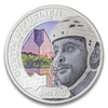 2017 $5 Coloured Upper Deck: Dustin Byfuglien 1oz. Silver (No Tax) May have light toning