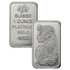 PAMP Suisse 1oz Lady Fortuna .9995 Platinum Bar (TAX Exempt) Scr Package