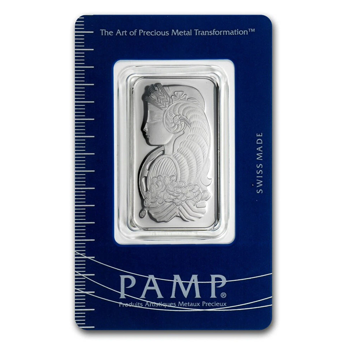 PAMP Suisse 1oz Lady Fortuna .9995 Platinum Bar (TAX Exempt) Scr Package