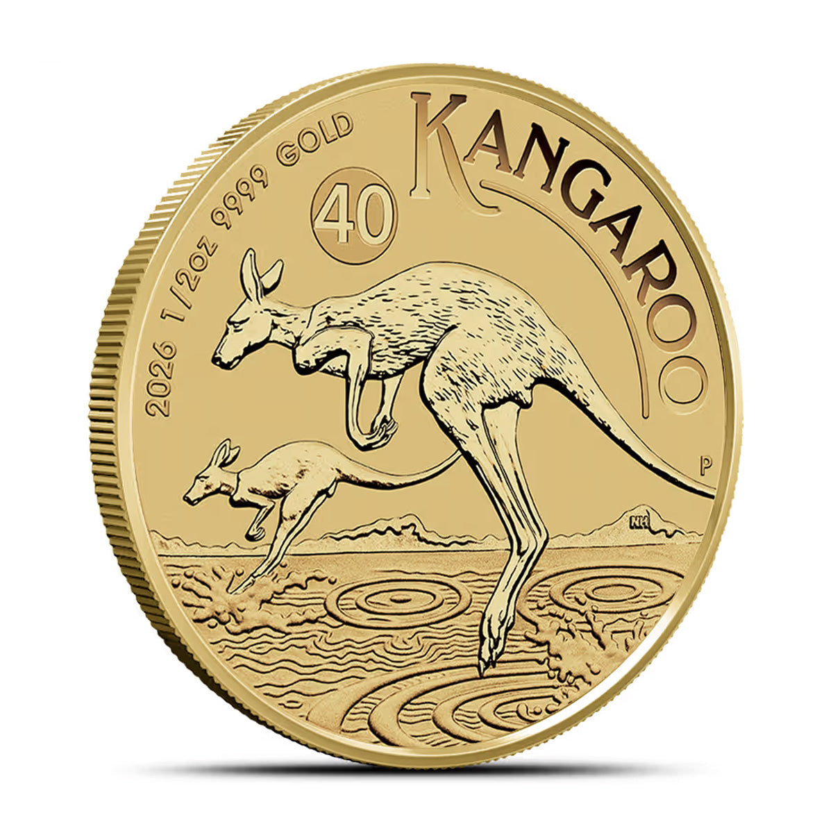 2026 Australia $50 Kangaroo 1/2oz Gold (No Tax) - No CREDIT CARD OR PAYPAL