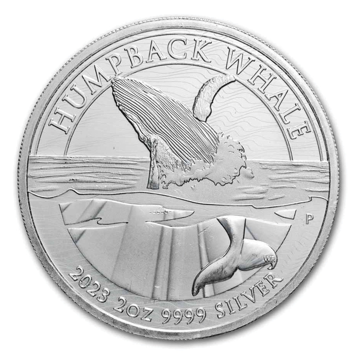 2023 Australia $2 Humpback Whale 2oz .9999 Fine Silver (No Tax)