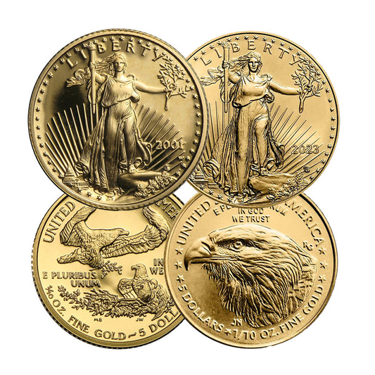 Random Date USA $5 1/10oz American Eagle Gold Coin