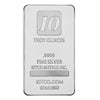 KITCO SMI 10oz .999 Silver Bar UNSEALED (No Tax) Hairline Scratches