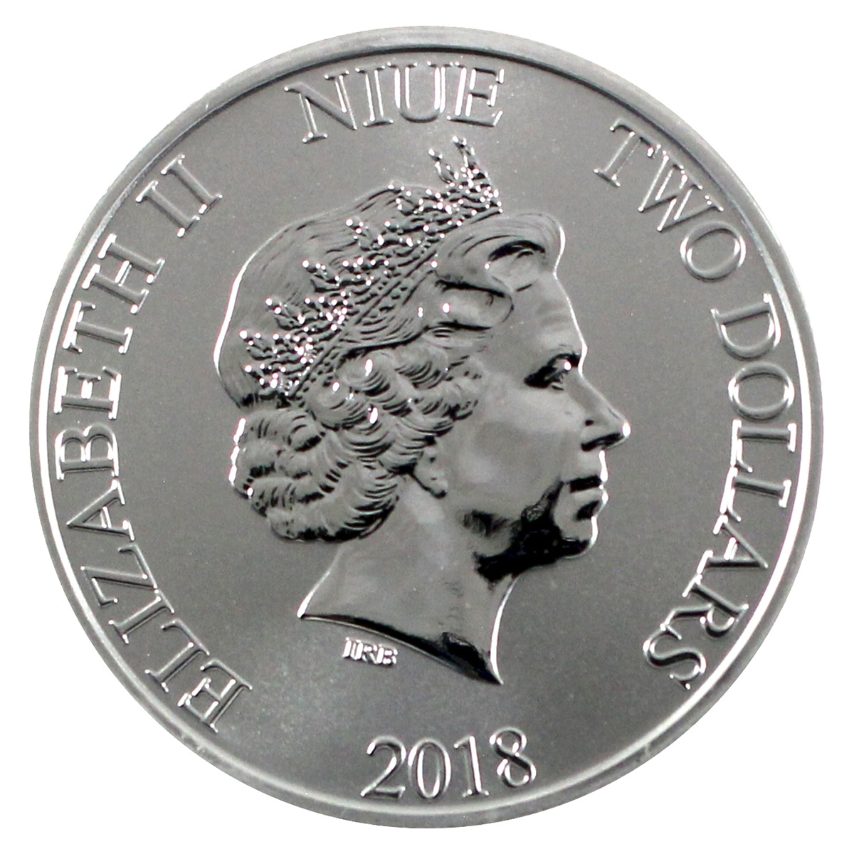 2018 Niue $2 Disney Mickey's 90th Ann 1oz .999 Silver (No Tax) Scratches on Cap