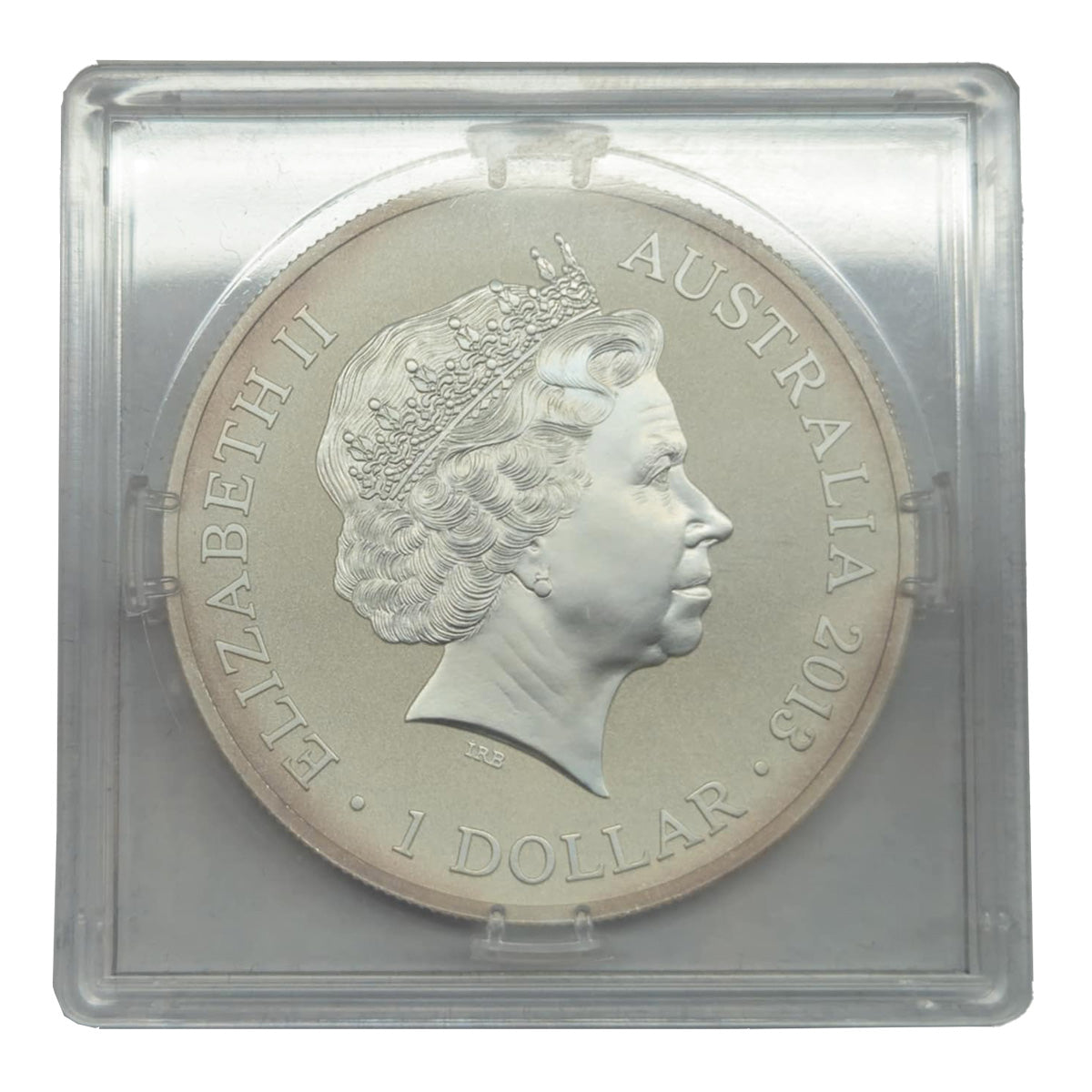 2013 Australia $1 F15 Privy Kangaroo 1oz Silver (No Tax) Flaws