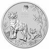 2022 Australia $1 Year of the Tiger 1oz. .9999 Silver (No Tax) Capsule Scr/Scuffed