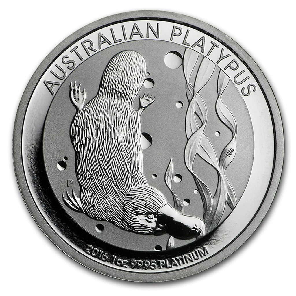 2016 Australia $100 Platypus 1oz .9995 Platinum in Square Cap (No TAX) - NO CREDIT CARDS or PAYPAL