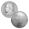 Random Date $5 1oz Silver Maple Leaf .9999 (No Tax) May have light toning.
