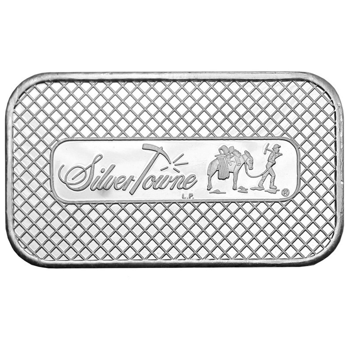 SilverTowne Mint Prospector 10oz .999 Fine Silver Bar (No Tax) May be lightly toned