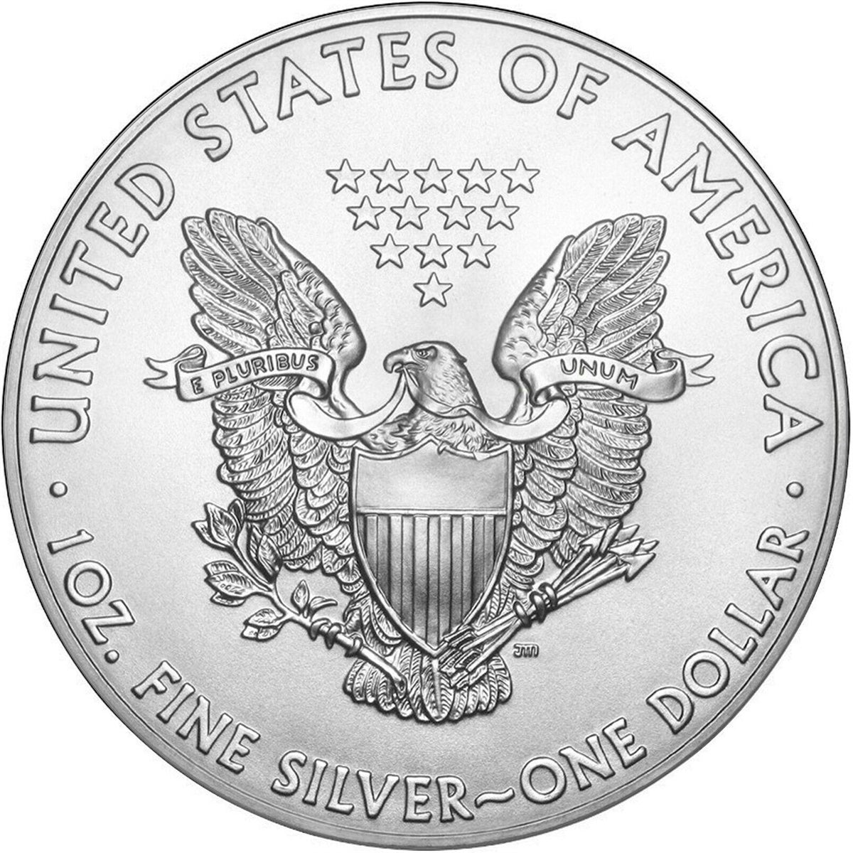 2021 (Type 1) United States American Eagle 1oz. .999 Silver (No Tax)