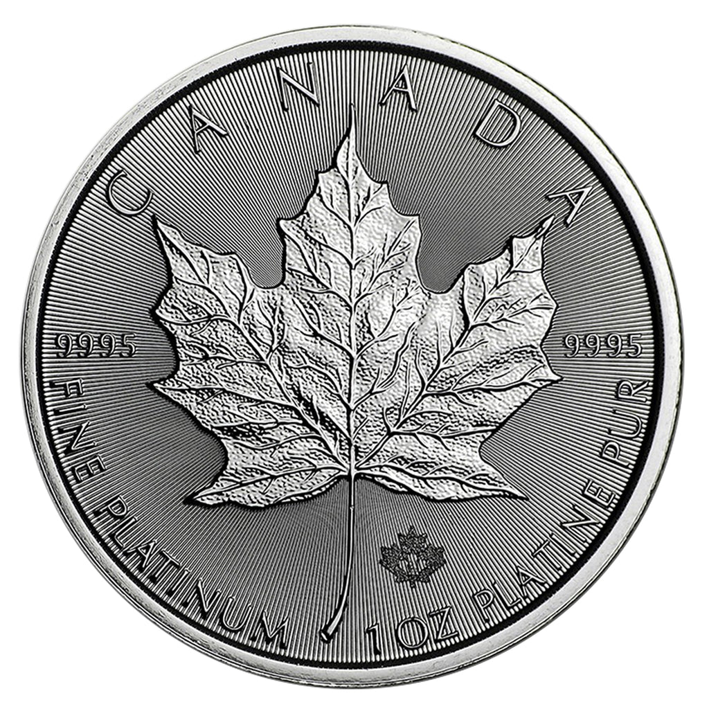 Random Date 1oz. .9995 Platinum Maple Leaf (TAX Exempt) - NO CREDIT CARDS or PAYPAL